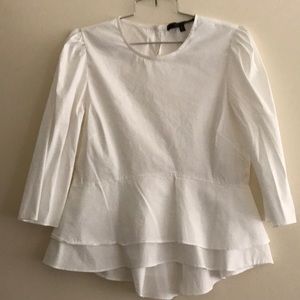 BCBG MAXAZRIA Ruffled Blouse